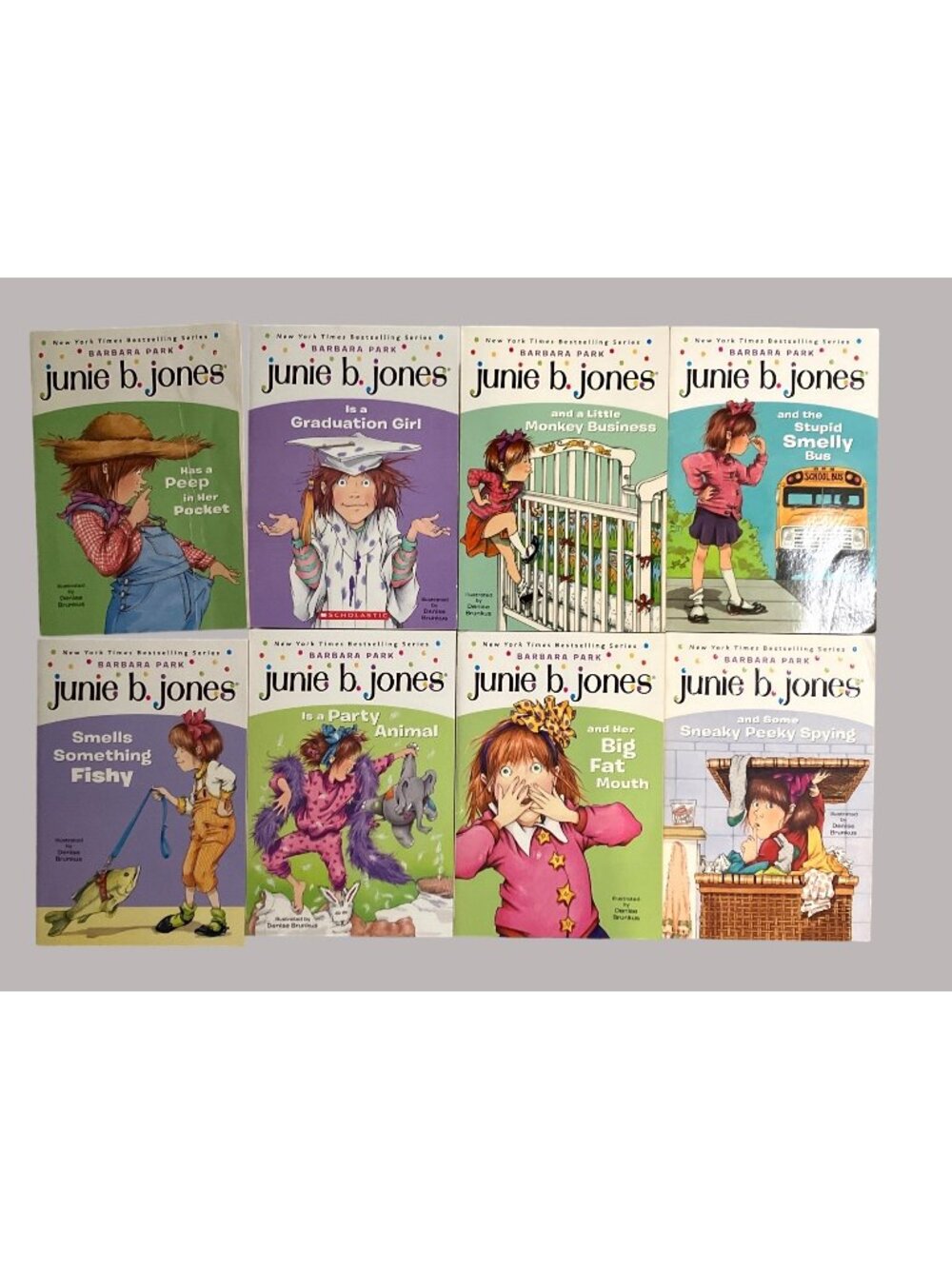 Junie B. Jones Books by Barbara Park Lot of 8 Books